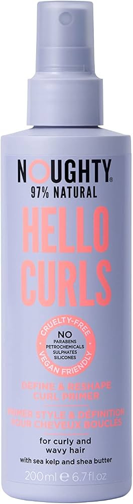 Noughty 97% Natural Hello Curl Define and Re-Shape Curl Primer, Vitamin Rich Formula for Curly an... | Amazon (UK)