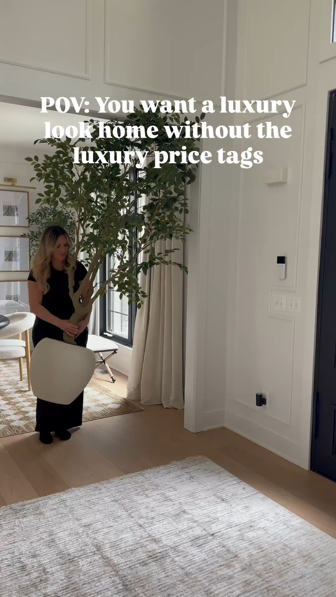 Luxury home finds on a budget including my 8 foot fluffy faux tree, linen counter stools, linen swivel accent chairs, marble accent tables and more

#LTKSaleAlert #LTKHome