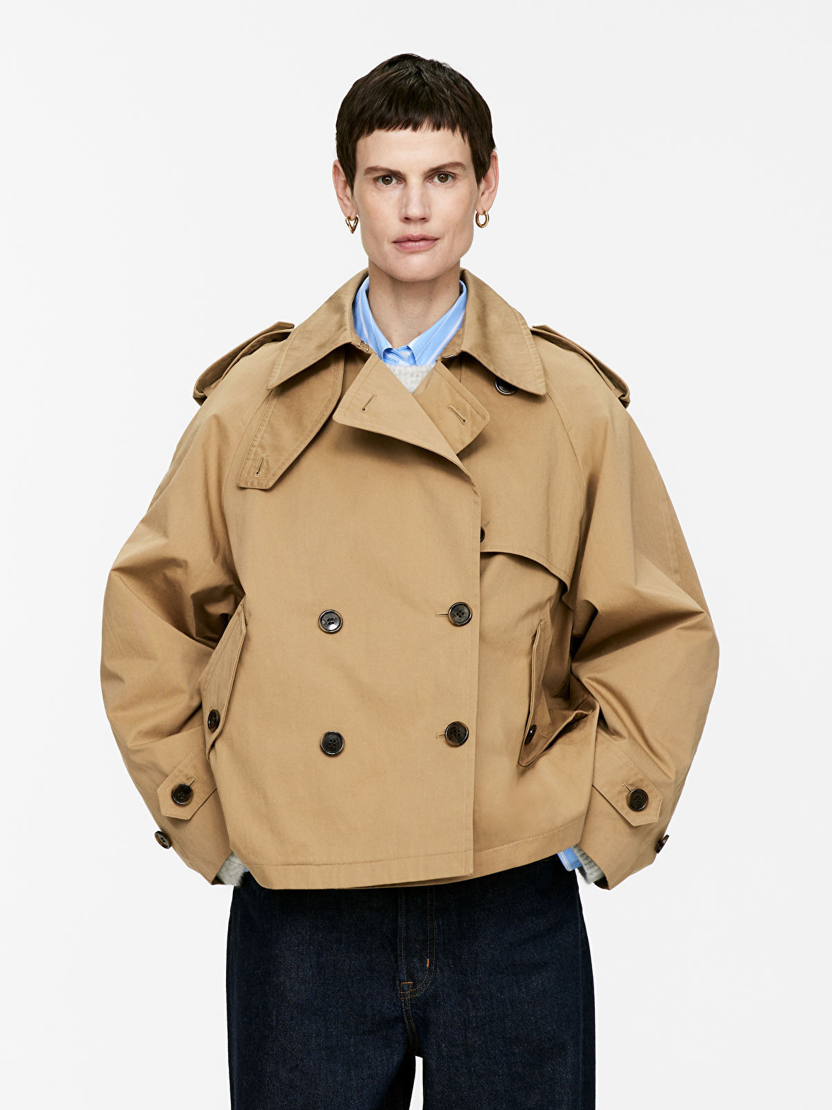 Short Trench Jacket | Arket UK