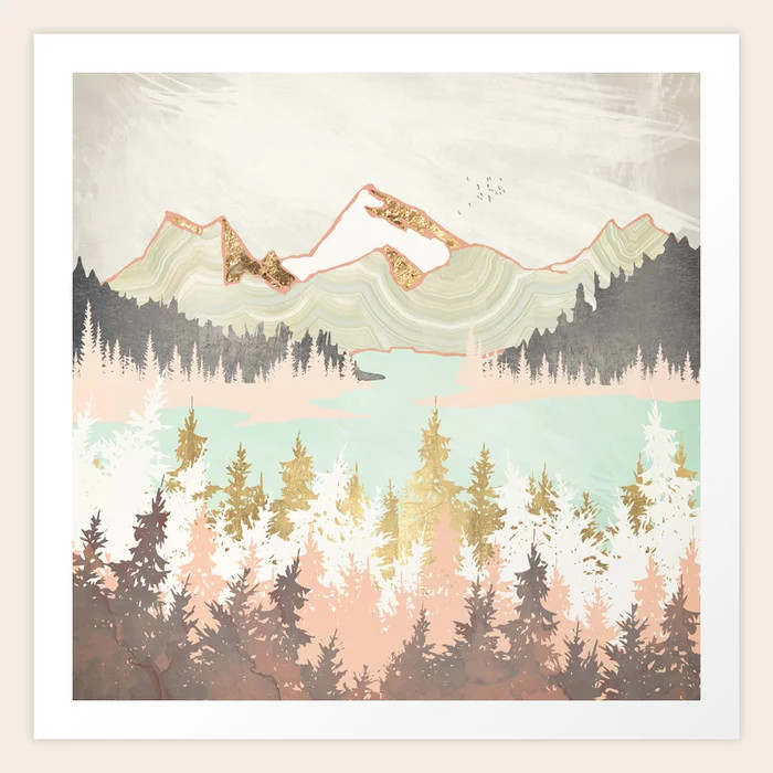 Winter Bay Art Print | Society6