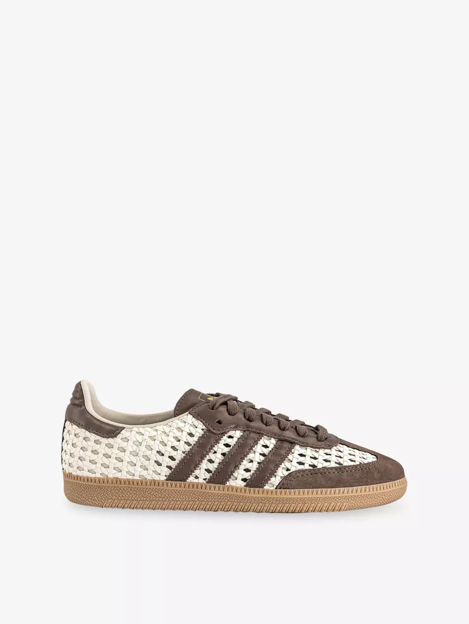 Samba OG Leather And Woven Trainers | Selfridges