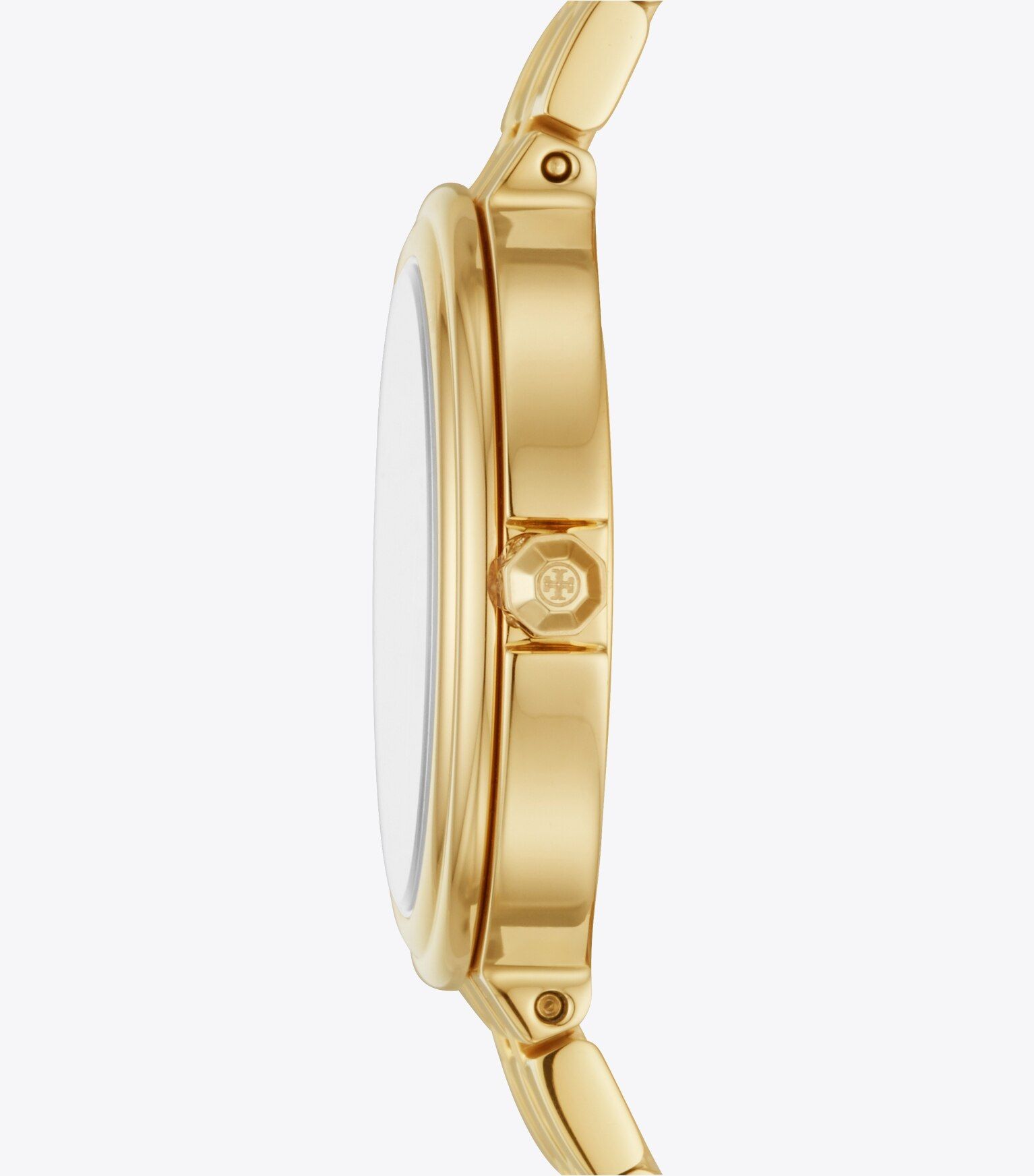 Bailey Watch, Gold-Tone Stainless Steel/Gold Tone/Navy, 34 MM | Tory Burch (US)