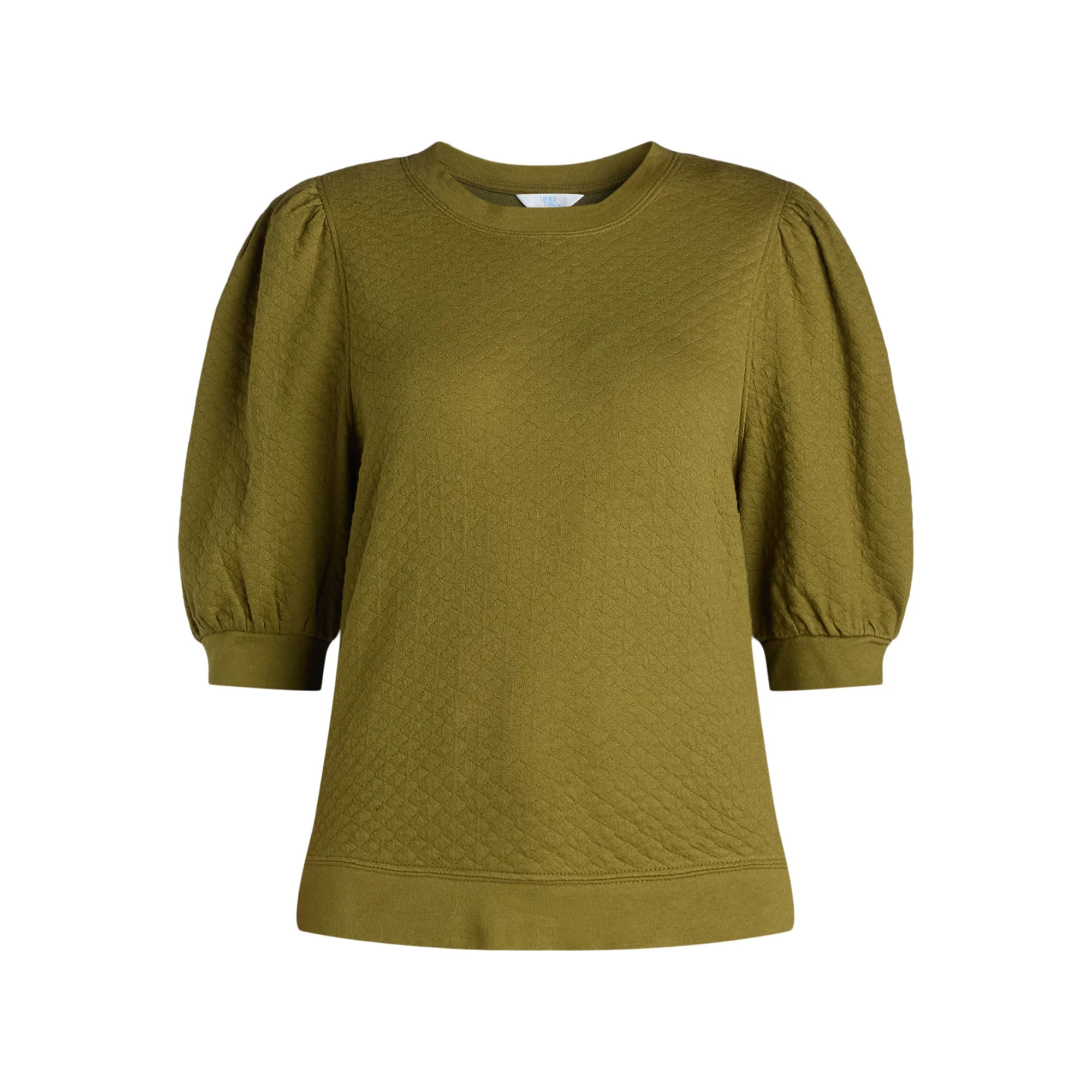 Time and Tru Women's Quilted Top, Sizes XS-XXXL | Walmart (US)