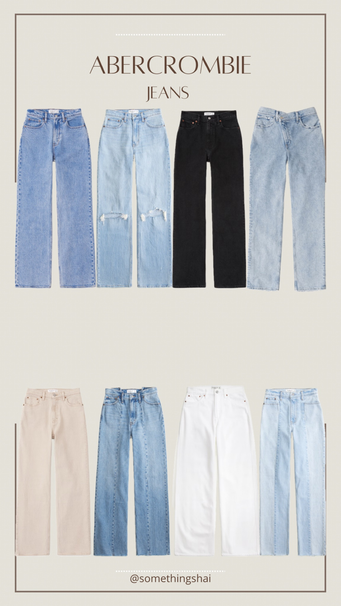 Abercrombie & Fitch have the best jeans! They fit amazing and they have so many different styles! Make sure to shop now during the LTK Spring Sale! 

#LTKSpringSale #LTKsalealert #LTKstyletip