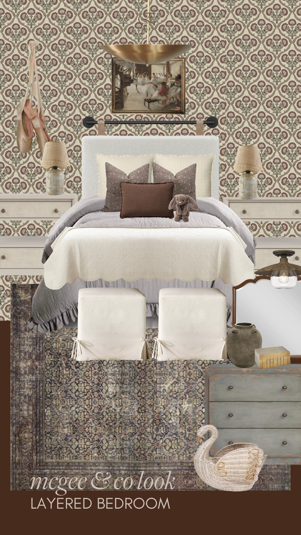 cute mcgee and co look girls bedroom 

amazon home, amazon finds, walmart finds, walmart home, affordable home, amber interiors, studio mcgee, home roundup 

#LTKHome