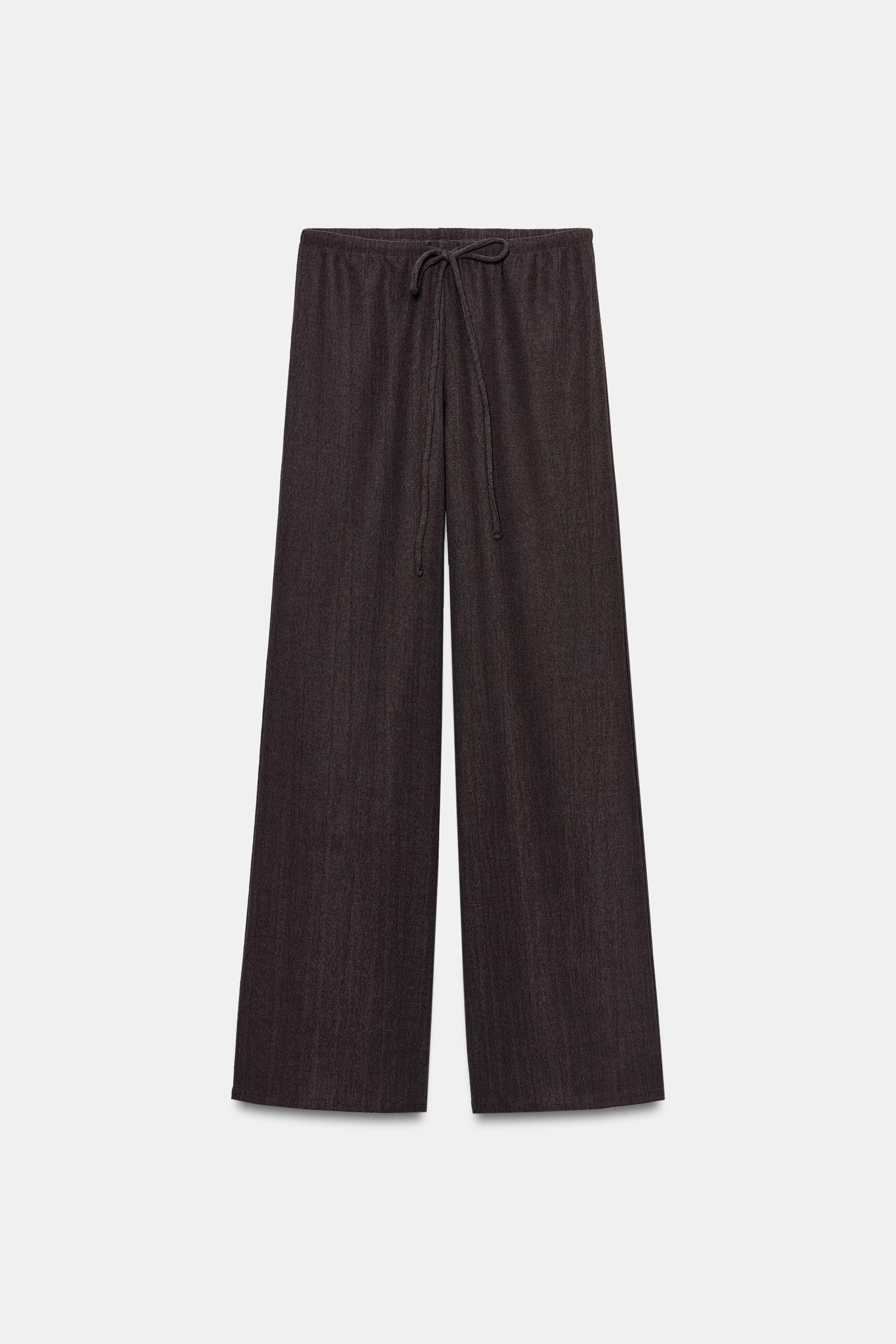 RUSTIC STRAIGHT TROUSERS | Zara US