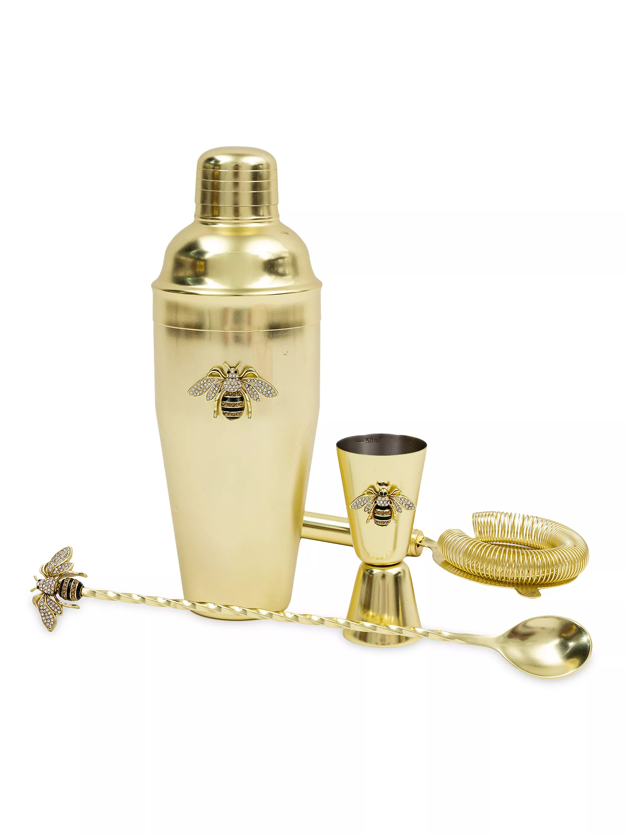 Stripey Bee Cocktail Shaker Set | Saks Fifth Avenue