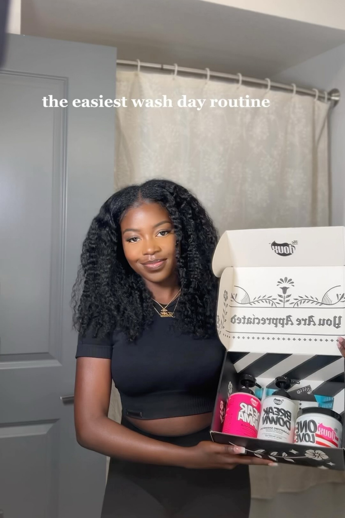 | do you ever procrastinate washing your hair because you feel like the whole process will take forever? 👀🫣

This Dear Mama gift box by @ilovethedoux is a great way to have a 3 step wash day that leaves your hair clean, nourished, and appreciated. 

I just love how easy this routine was, I was done in a couple hours, even while filming this whole process! Definitely one of my fave braidouts!

Grab this 3-step routine for yourself or as a gift from The Doux site 🩷✨

#DearMamaMoistureMilk #DearMamaGiftBox #naturalhair #thedouxpartner #thedoux

#LTKVideo #LTKFindsUnder50 #LTKBeauty