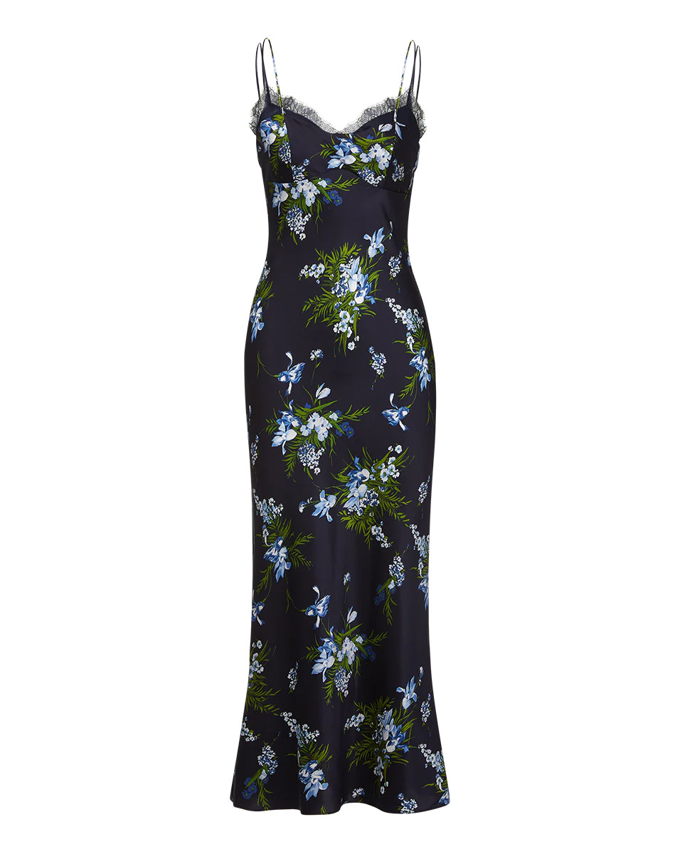 Bixie Stretch-Silk Slip Dress | Veronica Beard