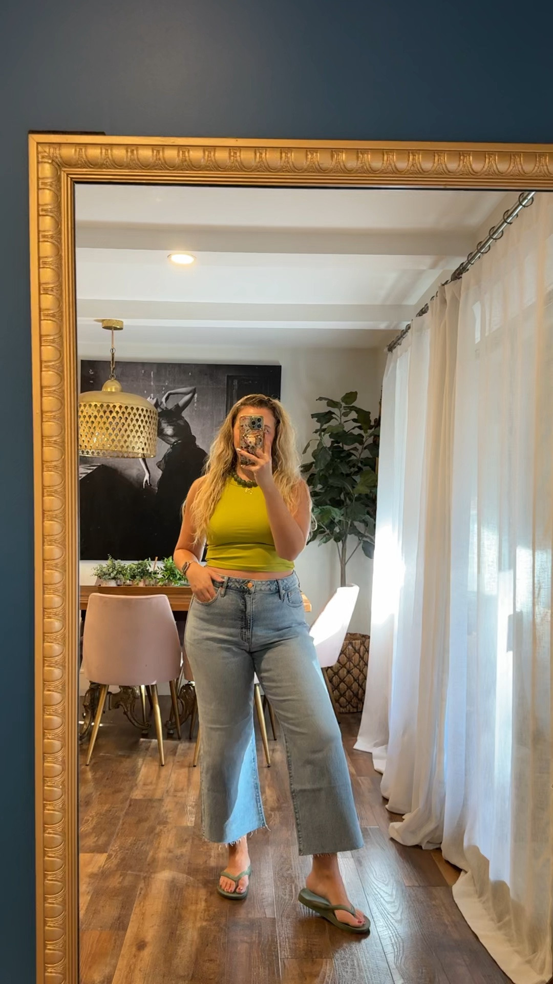 The perfect cropped wide leg jeans!! fall fashion hauls 

 #LTKootd #LTKstorytime #LTKMidsize
