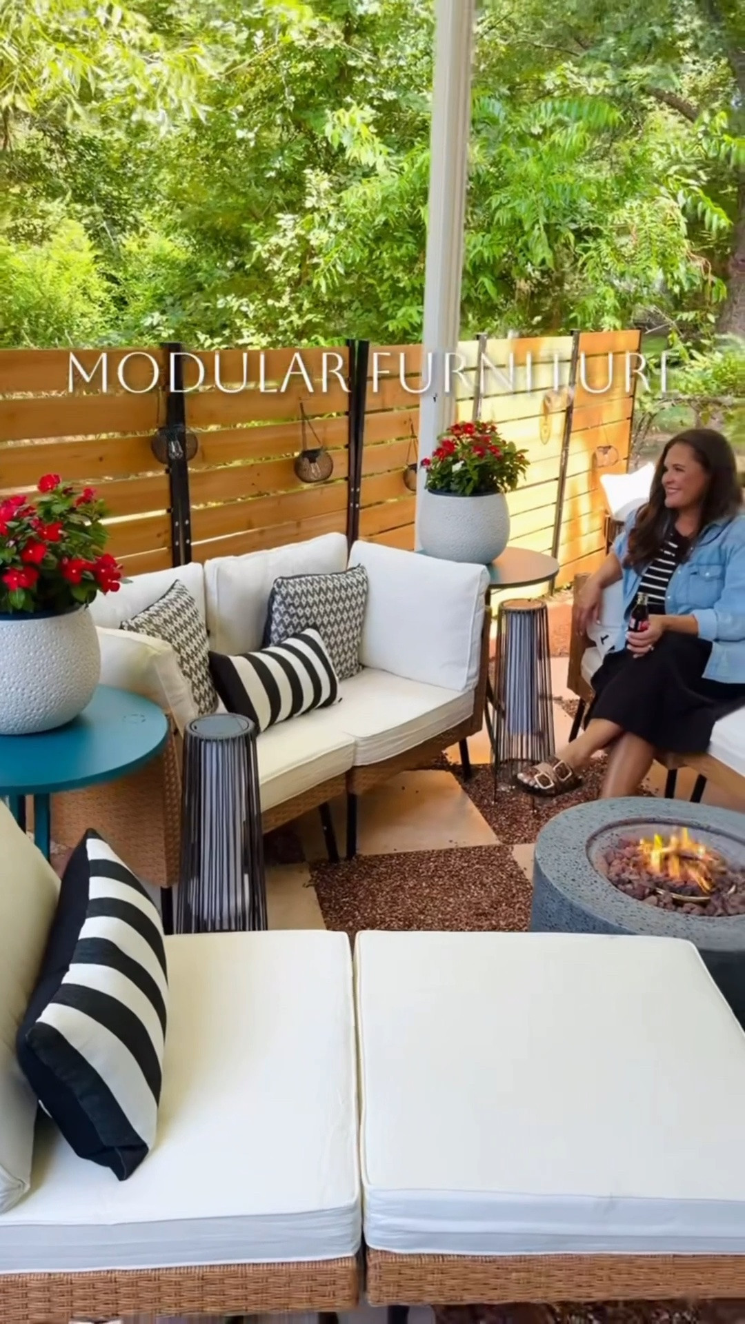 #ad You guys… I still can’t believe this is the same backyard. 😳 We actually got a negative Airbnb review because of how bad it looked.

Thanks to @Wayfair’s Black Friday in July Sale, we completely transformed this small backyard on a budget, and I’m not exaggerating when I say the before and after is WILD.

My favorite finds:
✨ Cedar privacy panels + faux trees for instant privacy
✨ Solar lighting (no electrical required and they make such a huge impact at night)
✨ Modular outdoor furniture that can be configured so many different ways
✨ Fire pit
✨ 24”x24” pavers with pea gravel (such an affordable DIY that looks high-end)

The best part? Everything is on sale right now at @Wayfair. If you’ve been putting off your backyard makeover, this is the time.

Which part of the transformation is your favorite? 👇. COMMENT PATIO TO SHOP #wayfair #wayfairpartner

#LTKHome