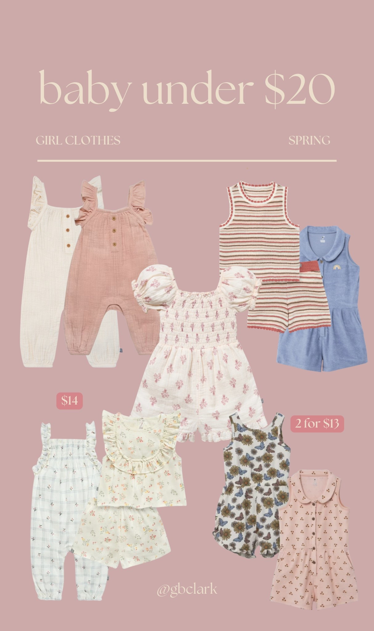 Adorable baby girls clothes under $20!!

#babygirl #kids #baby