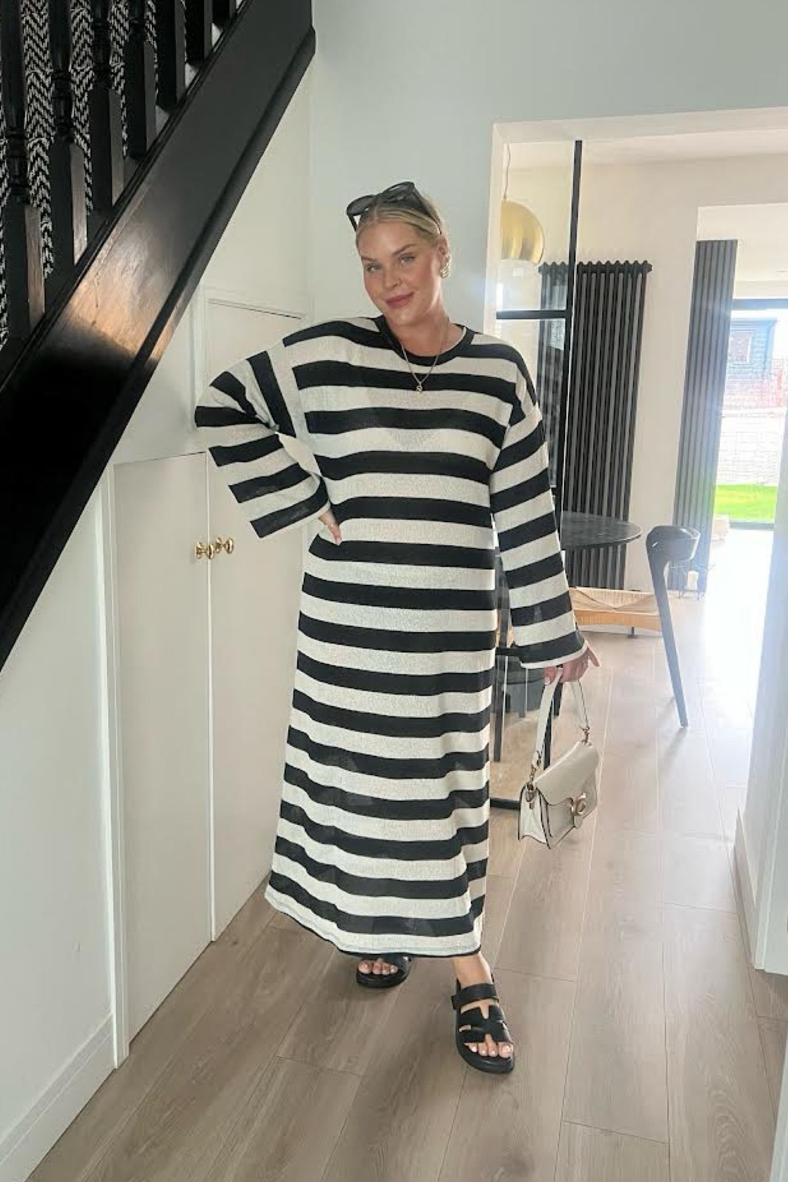 Asos, Coach, Coggles, Ego, transitional outfit, transitional style, spring outfit, spring fashion, maxi dress, jumper dress, striped dress, black slides, black sandals, Coach tabby, spring outfit ideas, style inspiration 

#LTKeurope #LTKSeasonal #LTKstyletip