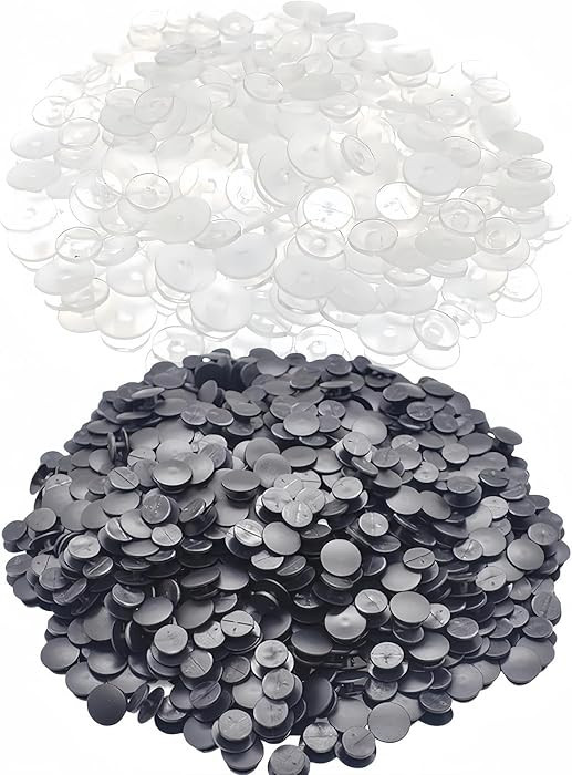 Buckle Plastic Buttons, 100PCS Round Buttons DIY Shoes Accessories for Kids, Wristband Charm Back... | Amazon (US)