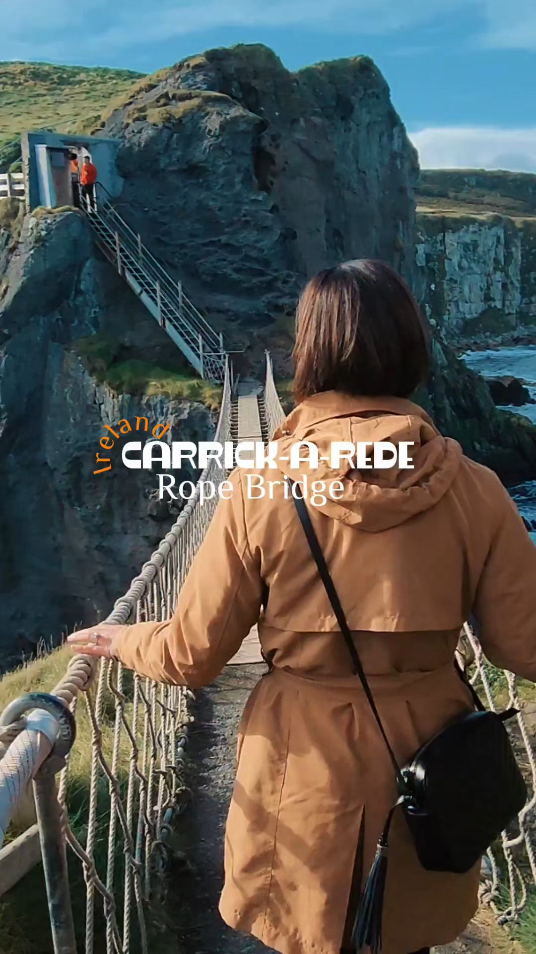 Would you cross this?👀Carrick-a-Rede Rope Bridge has been here in one form or another for over 250 years. Fishermen originally built it in the 1700s to reach the tiny island and check their salmon nets — back when the “bridge” was basically a few ropes and nerves of steel. Today’s version is much sturdier, but the thrill is still very real.It sits along Northern Ireland’s Causeway Coast, about a 15–20 minute coastal walk from the car park. The trail is easy with nonstop ocean views, and you’ll need a timed ticket to access the bridge. Staff send visitors across in small groups, and once you’re on the island you can wander the cliffs and soak up the scenery before crossing back.If you’re doing a Causeway Coast road trip, this is one of those quick stops that ends up feeling like a highlight.#ireland #carrickarederopebridge #northernireland ##irelandroadtrip #travelireland 

#LTKTravel #LTKActive #LTKSaleAlert