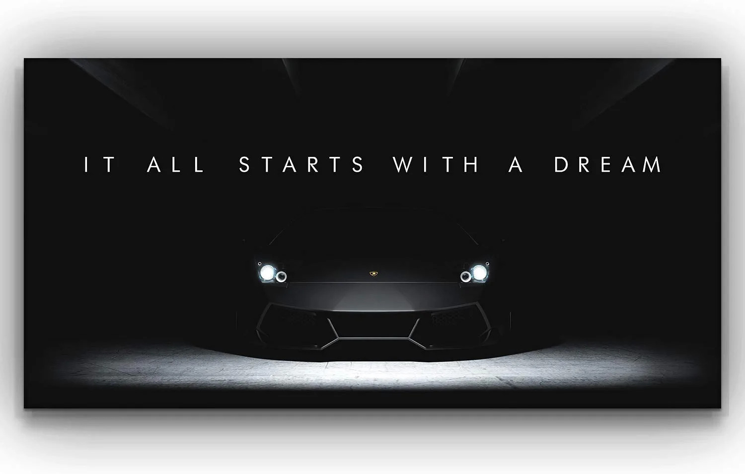 SuccessHunters It All Starts With a Dream Entrepreneur Office Decor Motivational Wall Art Canvas ... | Amazon (US)