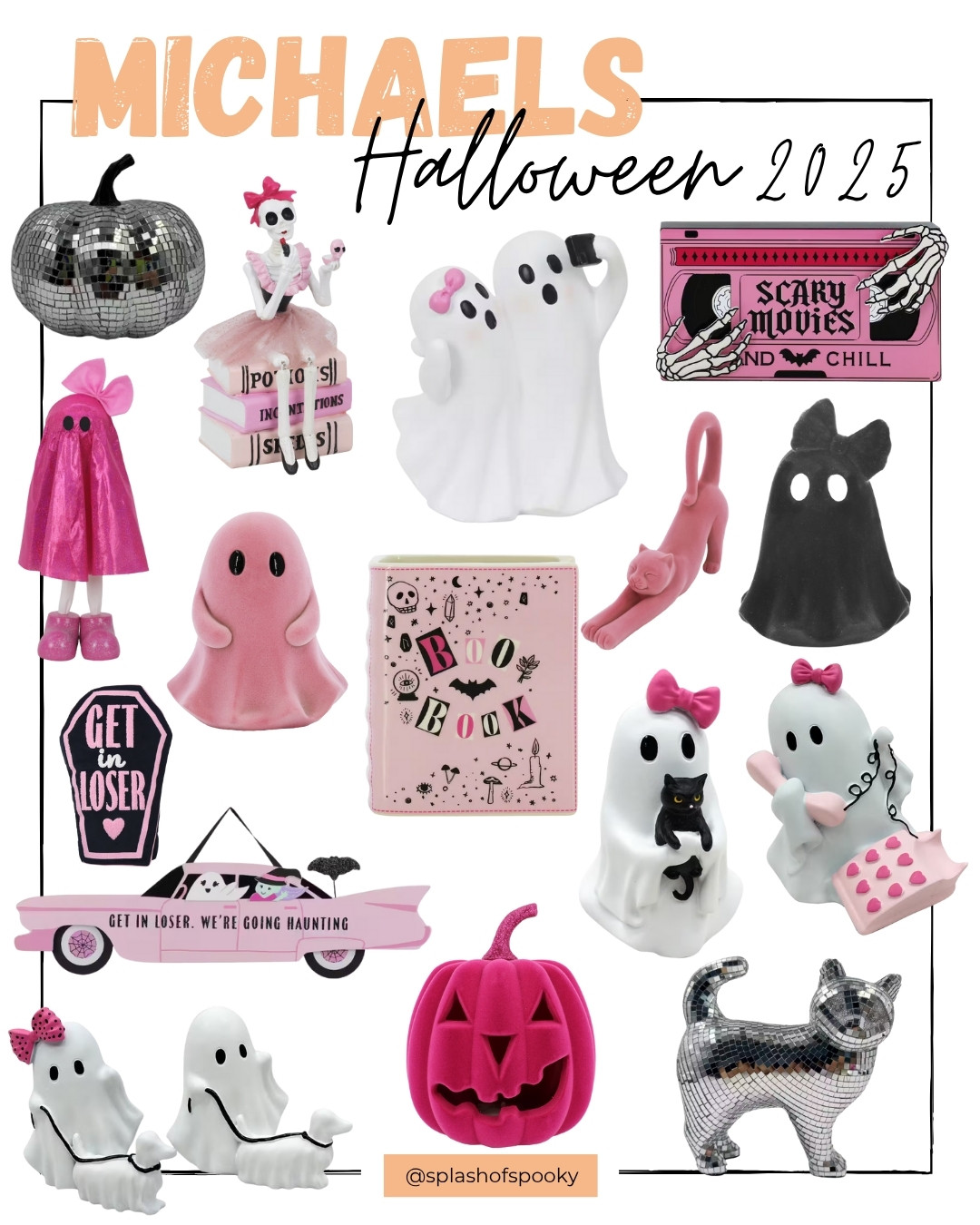 HALLOWEEN AT MICHAELS 🎃 It’s officially a CODE ORANGE at the big box craft store. Michaels just dropped their Halloween collection — right in time for Summerween! 

Sweet & Spooky Décor Collection
Pastel goth meets ’90s grunge in this pink and black décor collection featuring skeletons, ghosts and pop culture puns.

Perfect for early decorating, party planning, and Halloween 2025 vibes. 

 #LTKSeasonal #LTKHome #LTKFindsUnder50