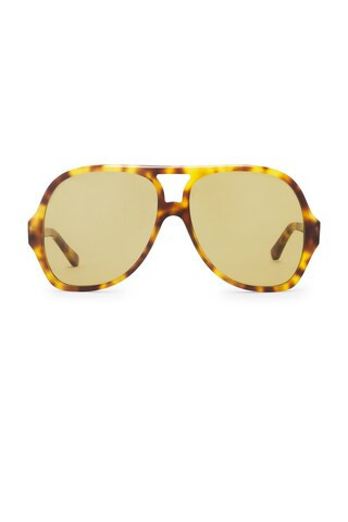 Chloe Salome Sunglasses in Brown | FWRD 