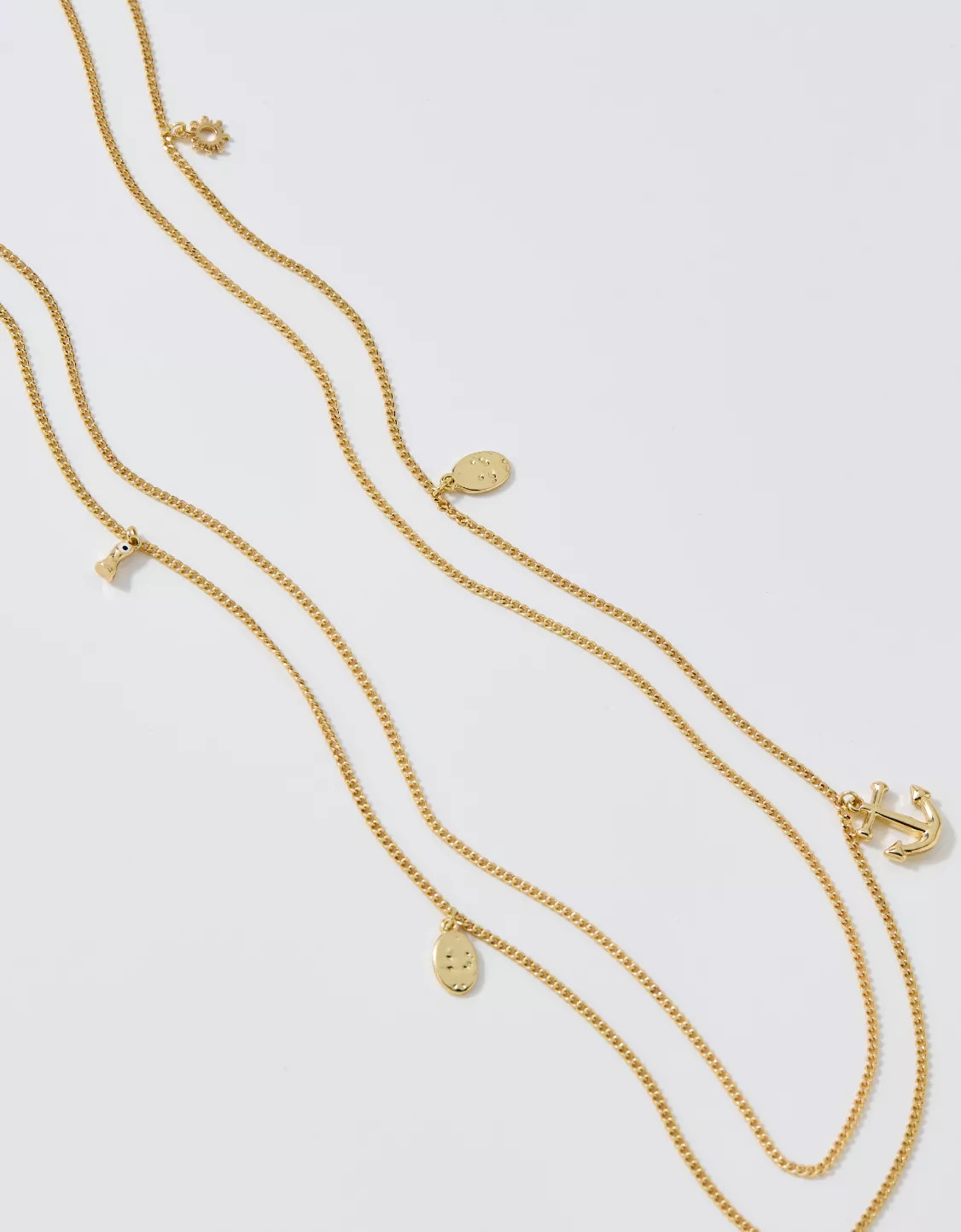 Aerie Ocean Charm Layered Belly Chain | Aerie