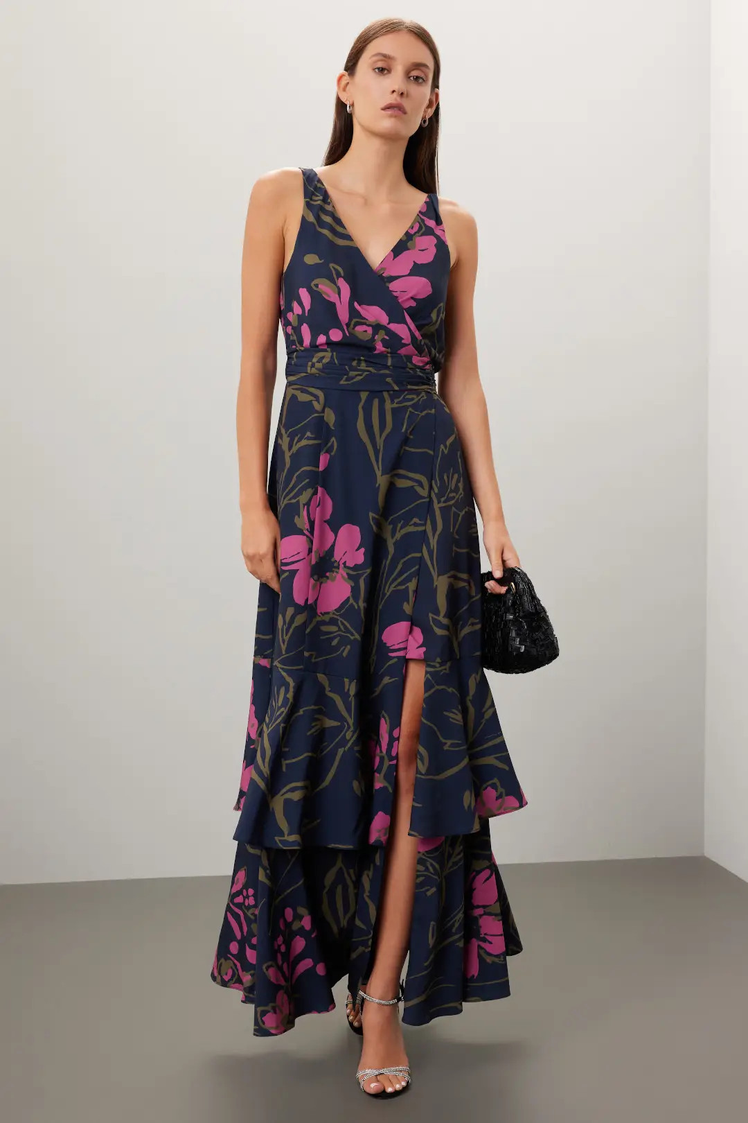 Floral Wrap Gown | Rent the Runway