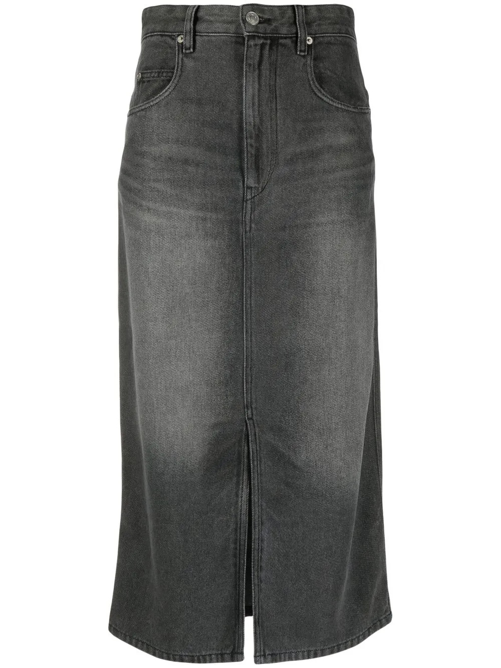 Isabel Marant Étoile Saia Jeans Midi - Farfetch | Farfetch Global