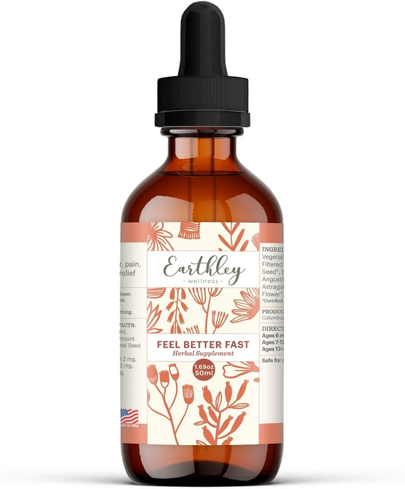 Earthley Wellness Feel Better Fast, All-Natural Relief for Minor Ailments, Supports Immune & Dige... | Amazon (US)