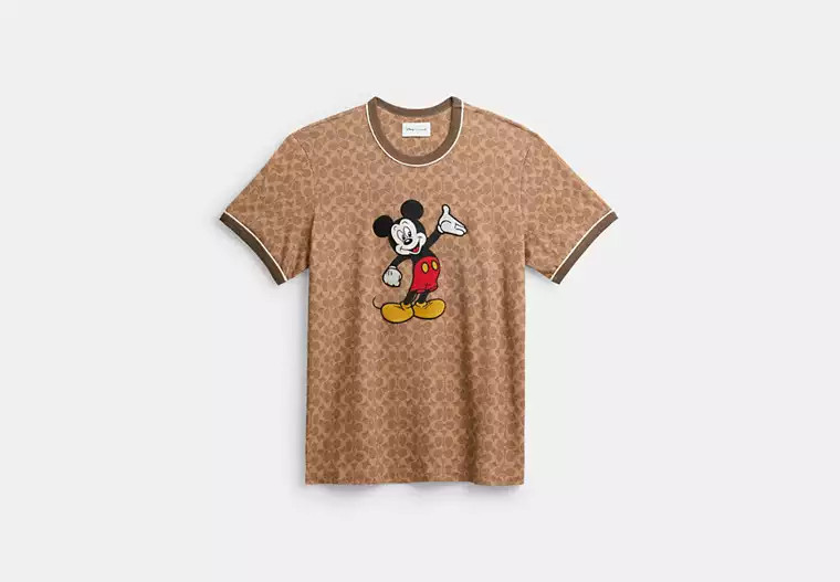 Disney X Coach Signature Mickey Mouse T Shirt | Coach (US)