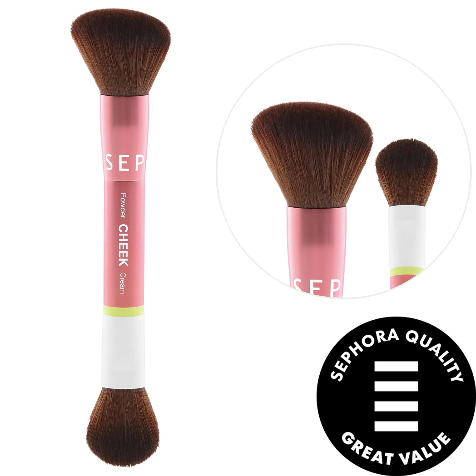 SEPHORA COLLECTION Dual Ended Cheek Brush | Sephora (US)