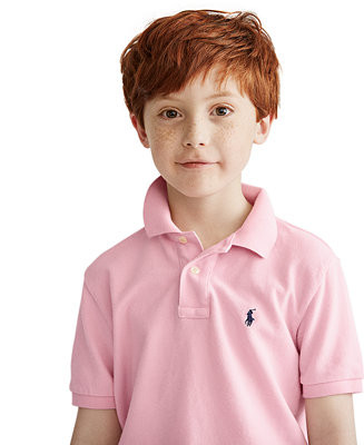 Polo Ralph Lauren Boys' 2T-7 Cotton Mesh Polo Shirt - Macy's | Macy's