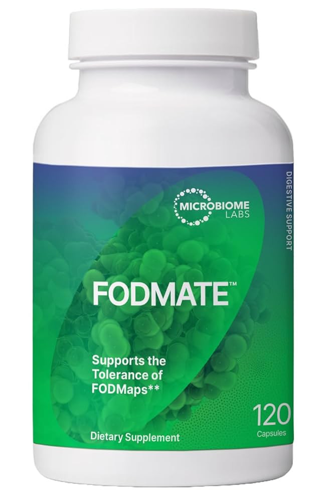 Microbiome Labs FODMATE Digestive Enzymes for Women & Men - Digestive Support for Low FODMAP Prot... | Amazon (US)
