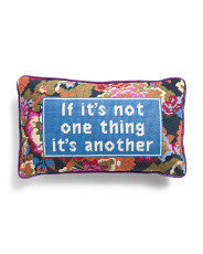 9x15 Not One Thing Needlepoint Pillow | Throw Pillows | Marshalls | Marshalls