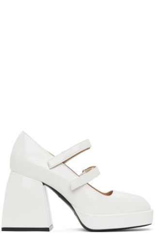 Nodaleto - 白色 Bulla Babies 漆皮高跟鞋 | SSENSE