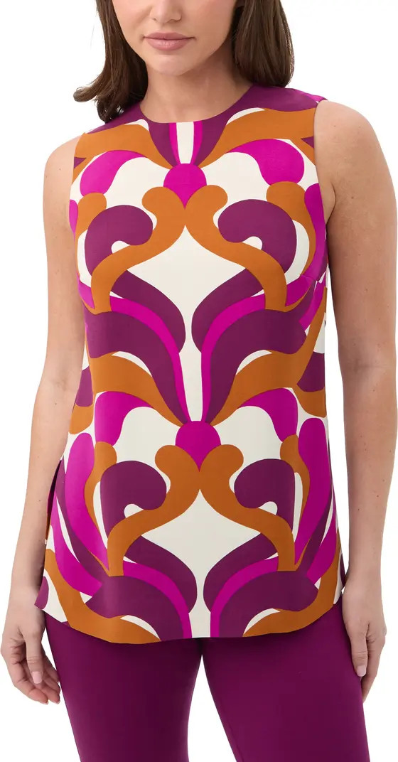 Trina Turk Haruto Printed Sleeveless Top | Nordstrom | Nordstrom