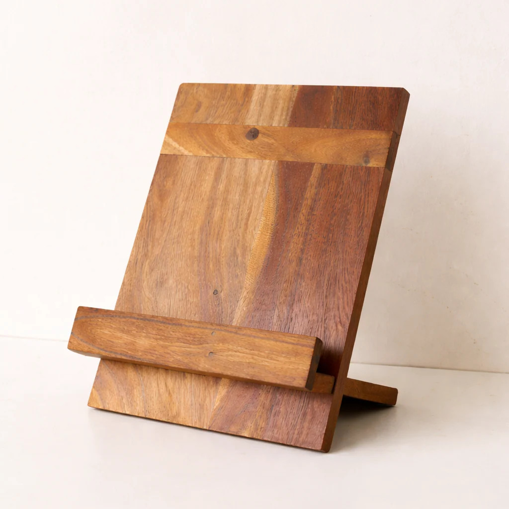 Wooden Cookbook Stand | By Luxe B Co. | luxe bCO