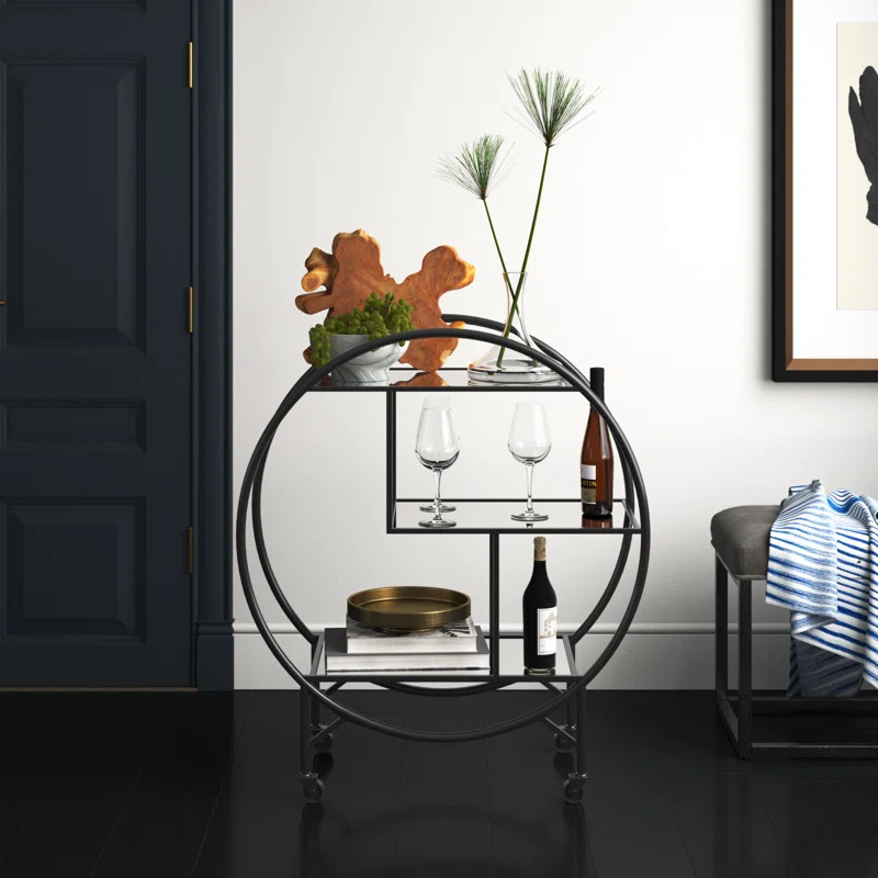 Mercury Row® Vannoy Metal Bar Cart & Reviews | Wayfair | Wayfair North America