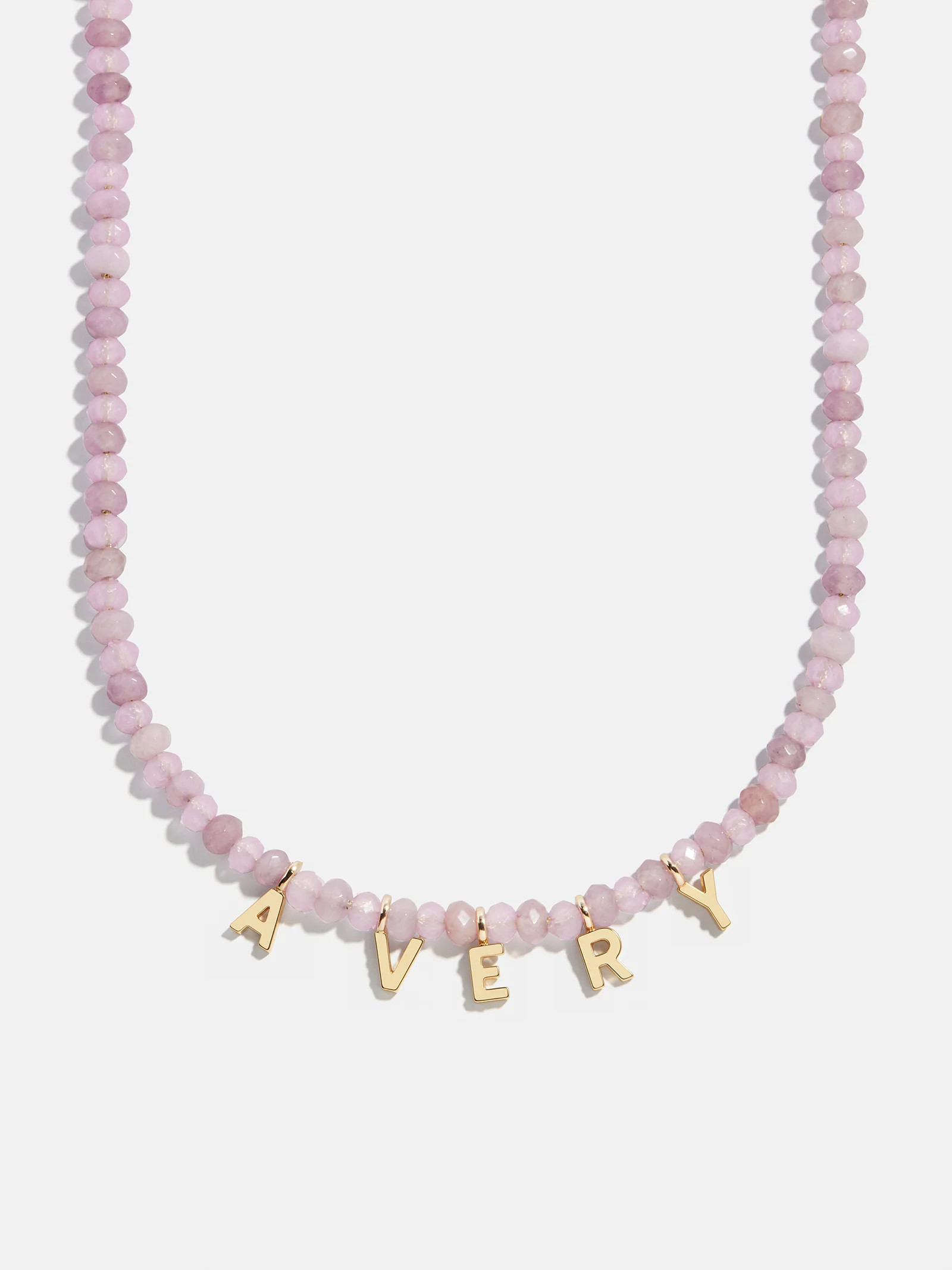 Mini Semi-Precious Custom Necklace - Light Amethyst | BaubleBar