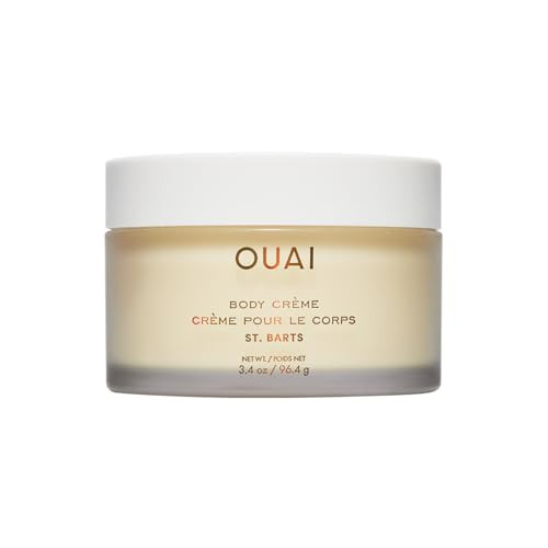 OUAI Body Creme, St. Barts Travel Size - Hydrating Whipped Body Cream with Cupuaçu Butter, Coconut Oil & Squalane - Softens Skin & Delivers Radiant Glow - Sulfate-Free Skin Care (3.4 oz) | Amazon (US)