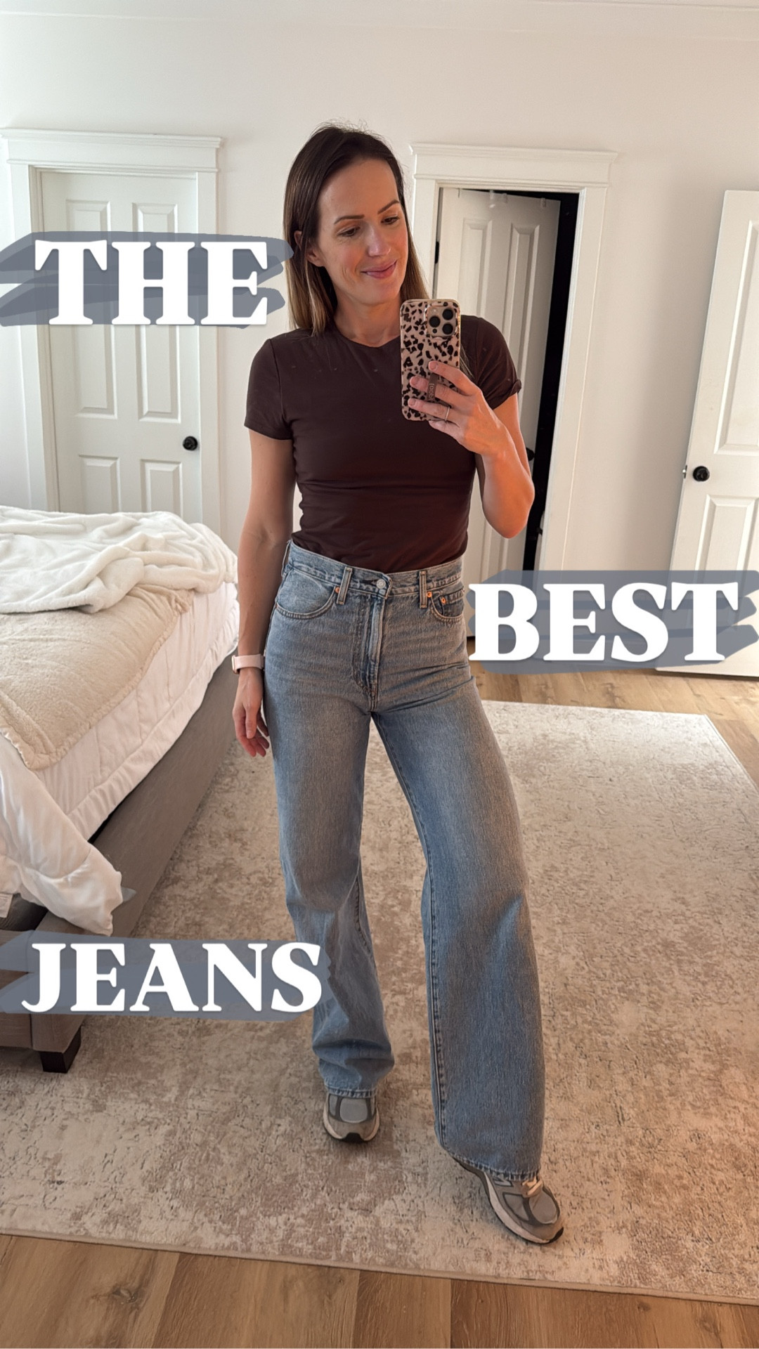 The best jeans! Sharing important sizing info in the video. I’m 5’9” and wear a 27. I get the 34 in inseam! 👖 

#LTKdayinmylife #LTKootd #LTKFindsUnder100