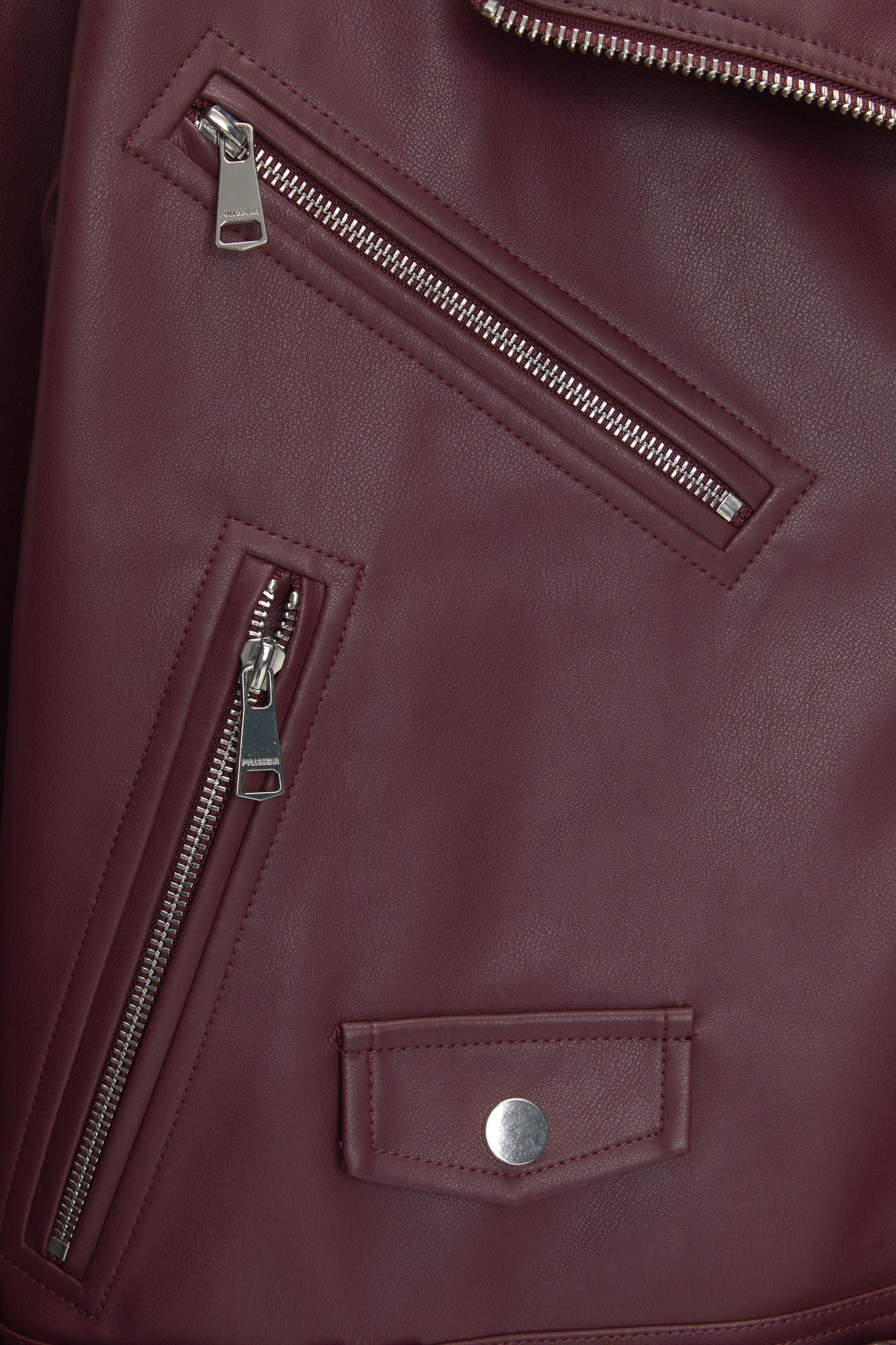 Faux leather biker jacket | PULL and BEAR UK