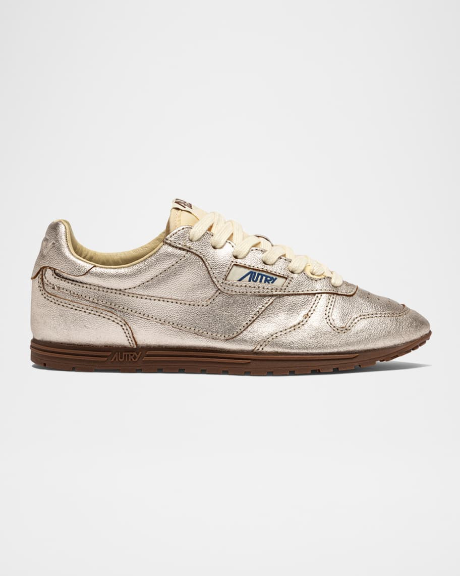 Windspin Retro Metallic Runner Sneakers | Neiman Marcus