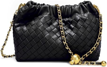 Joryin Woven Women's Crossbody Bag & Evening Purse, Trendy Dumpling Clutch & Hobo Cloud Shoulder ... | Amazon (US)