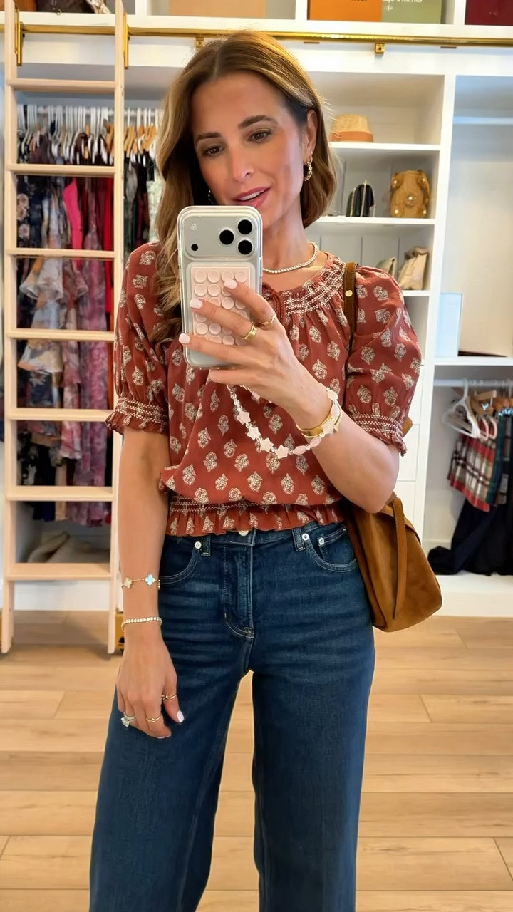 Early fall #ootd here! FP inspired top in XS. Wide leg jeans in XS petite. Code LISAMARIEXSPANX. Size down if in-between. Fall outfit. Casual outfit. Summer outfit. Mom outfit. Everyday outfit. Business casual outfit. Teacher outfit. I went up half a size in chocolate booties.

#LTKgrwm #LTKootd #LTKPetite