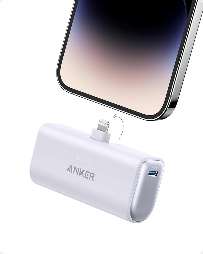 Anker Portable Charger with Built-in Lightning Connector, Portable Charger 5,000mAh MFi Certified... | Amazon (US)