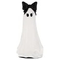 My Texas House Large Ghost with Bow Tabletop Decoration, Black and White, 20" | Walmart (US)
