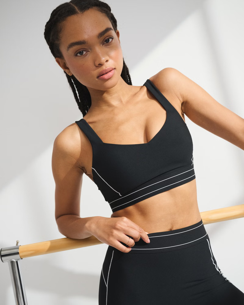 YPB sculptLUX Sweetheart Sports Bra | Abercrombie & Fitch (US)