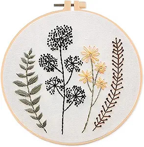 Expression Tees Embroidery Kit for Beginners & Adults - Easy Hand Embroidery Set with Cross Stitc... | Amazon (US)