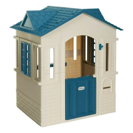 Little Tikes Cape Cottage Pretend Playhouse with Working Door, Toddlers Ages 2+, Blue | Walmart (US)