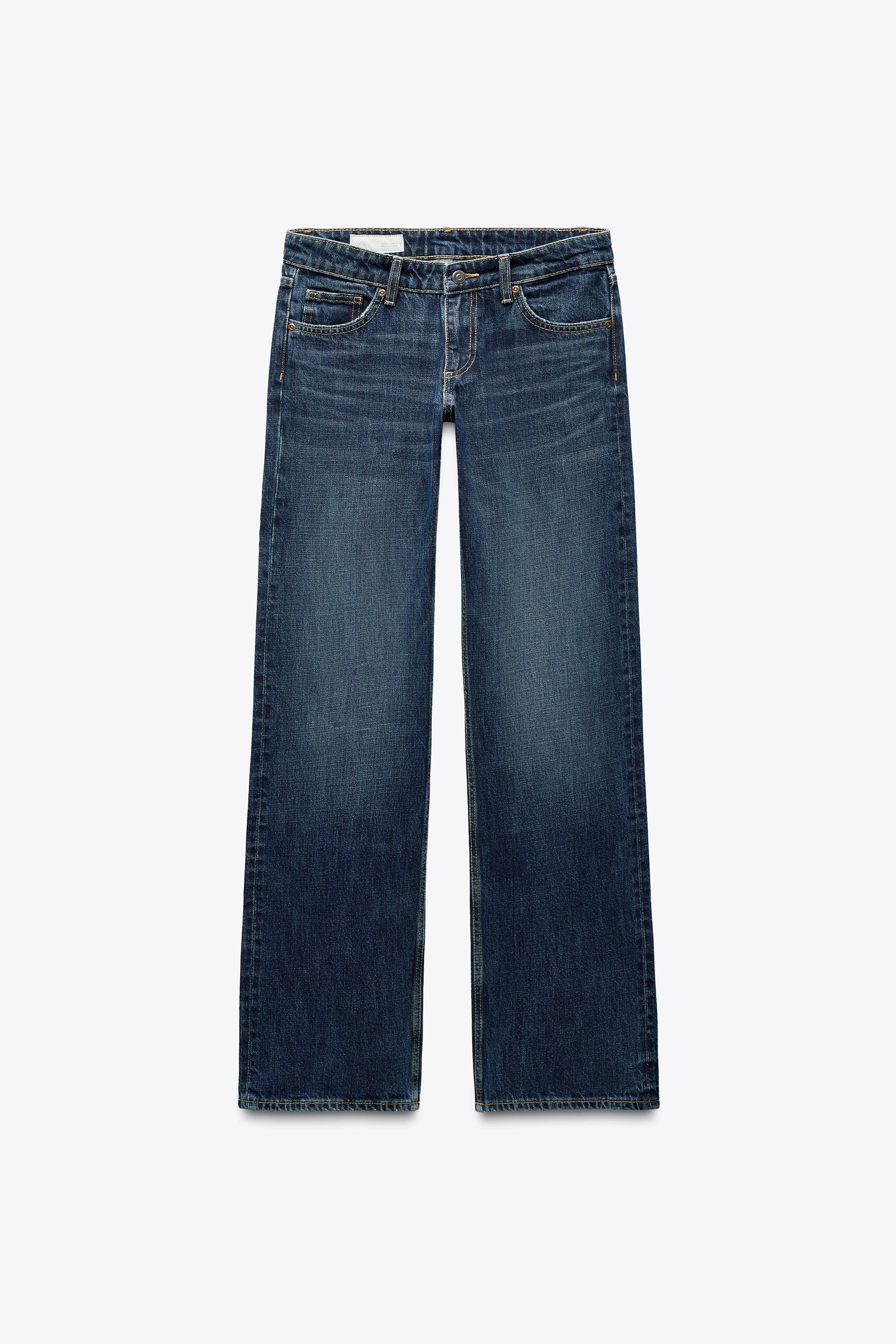TRF LOW-RISE WIDE LEG JEANS | Zara US