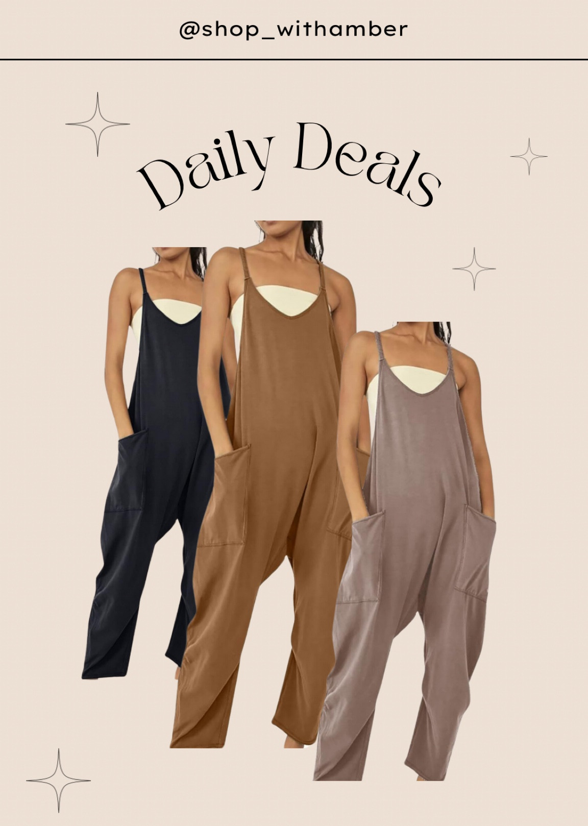 One piece romper + tons of color options! I wear a size medium in these. Stats size 8 - m/l - 5'1
