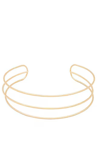 On The Line Choker in Gold | Revolve Clothing (Global)